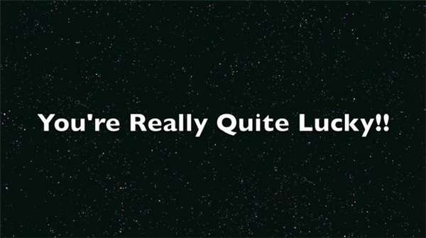 How Lucky You Are..!
