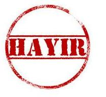 Hayır.