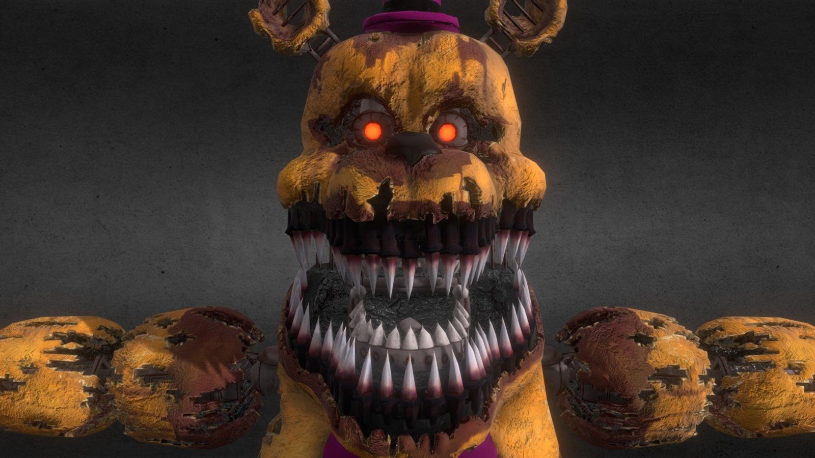 Nightmare Fredbearı Tasarlama-Test