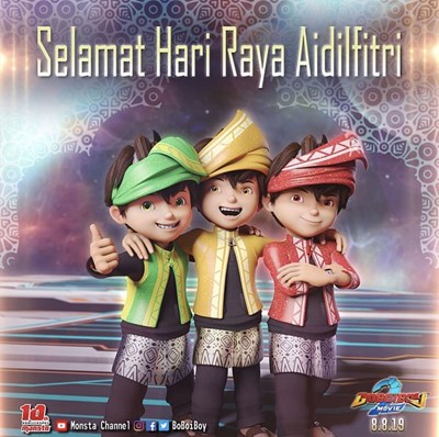Boboiboy apa cocok dgn mu saat lebaran