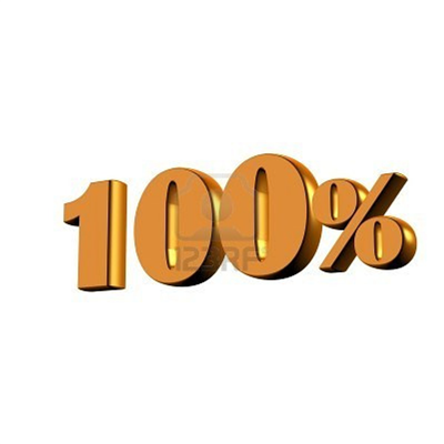 100 pourcentage