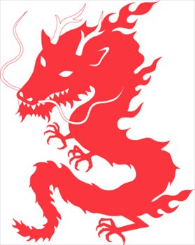 Red Dragon Or Black Pheonix