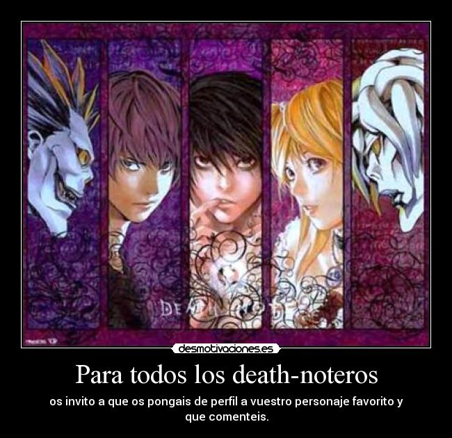 Que Personaje Eres De Dead Note