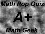 Another Boring Math Pop Quiz.
