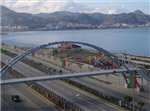 Giresun Sahilindeki Demir Korkuluklar Ve Üst Geçit