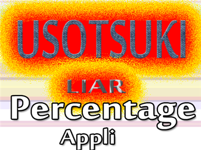 Usotsuki Percentage Appli