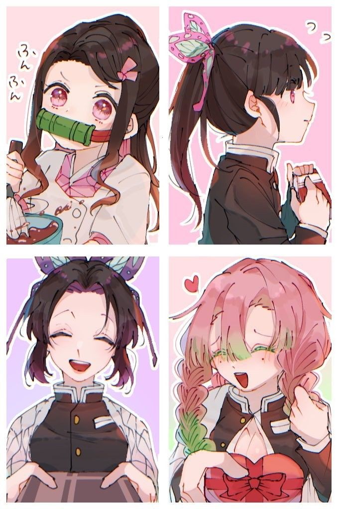 Siapa yang mirip Kamu di demon slayer?? ( Girl ver. )