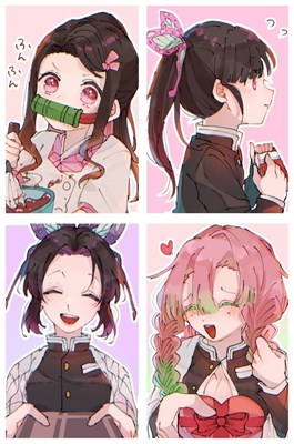 Siapa yang mirip Kamu di demon slayer?? ( Girl ver. )