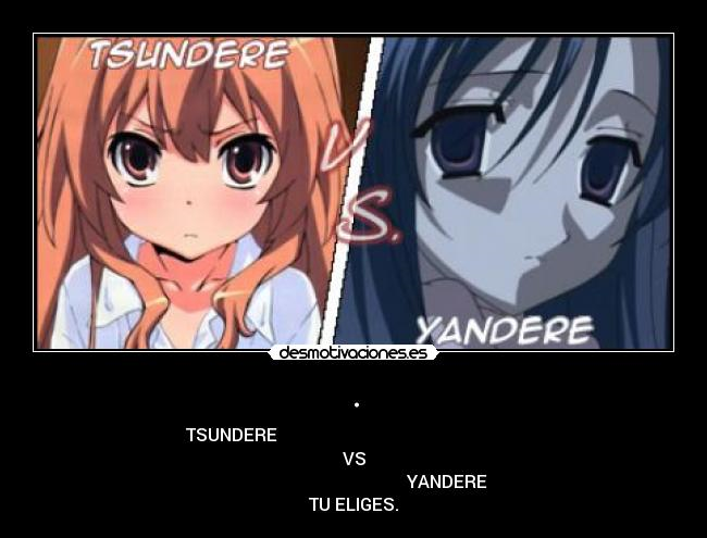 Et Tu Yandere Ou Tsundere ? 