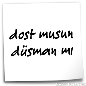Dost Musun Düşman Mı