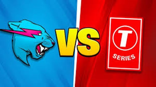 Pilih mr beast atau T series