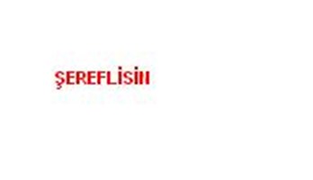 Şeref Mi ???