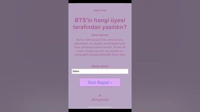 Hangi Bts Üyesi Tarafından Yazıldın