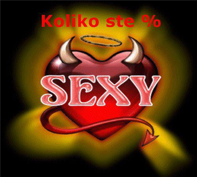 Ti si 70% sexy