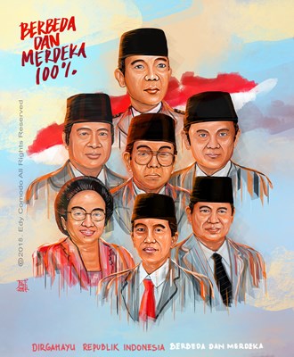 Mirip Siapakah anda dengan ketujuh presiden Indonesia ini? 
