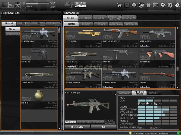 Hangi Wolfteam Silahı?