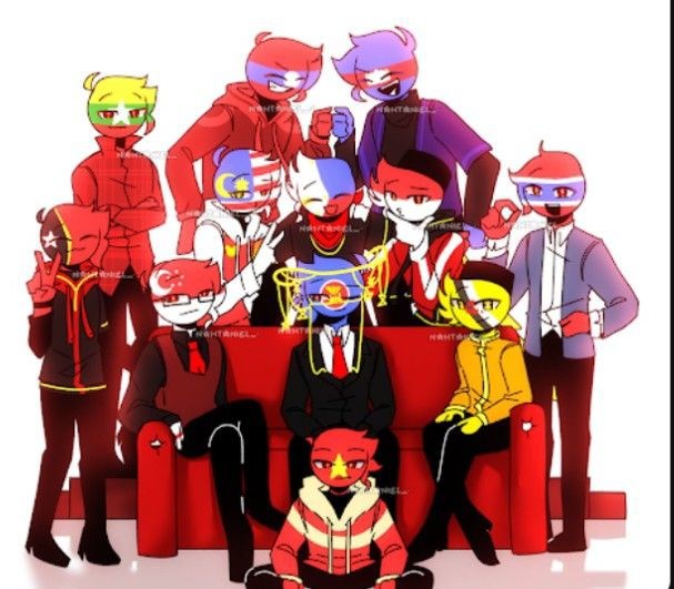 Apakah kalian mirip sama keluarga ASEAN (countryhumans)
