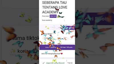 Ulangan saputra kori+love academy