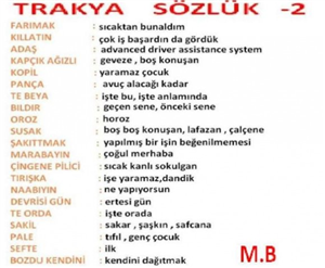 Ne Kadar Trakyalısın 