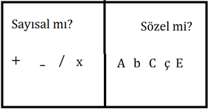 Sayısal Mısın? Sözel Mi?
