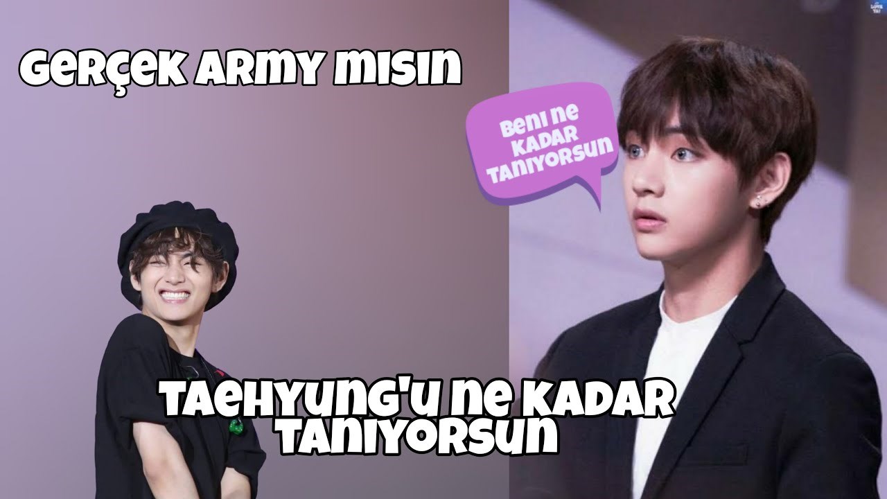 Taehyung'u Ne Kadar Tanıyorsun? 