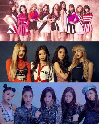 Blackpink-Twice-İtzy
