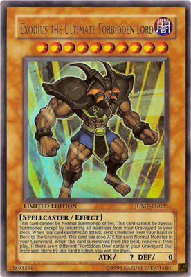 Exodia, el ultimo jefe prohibido