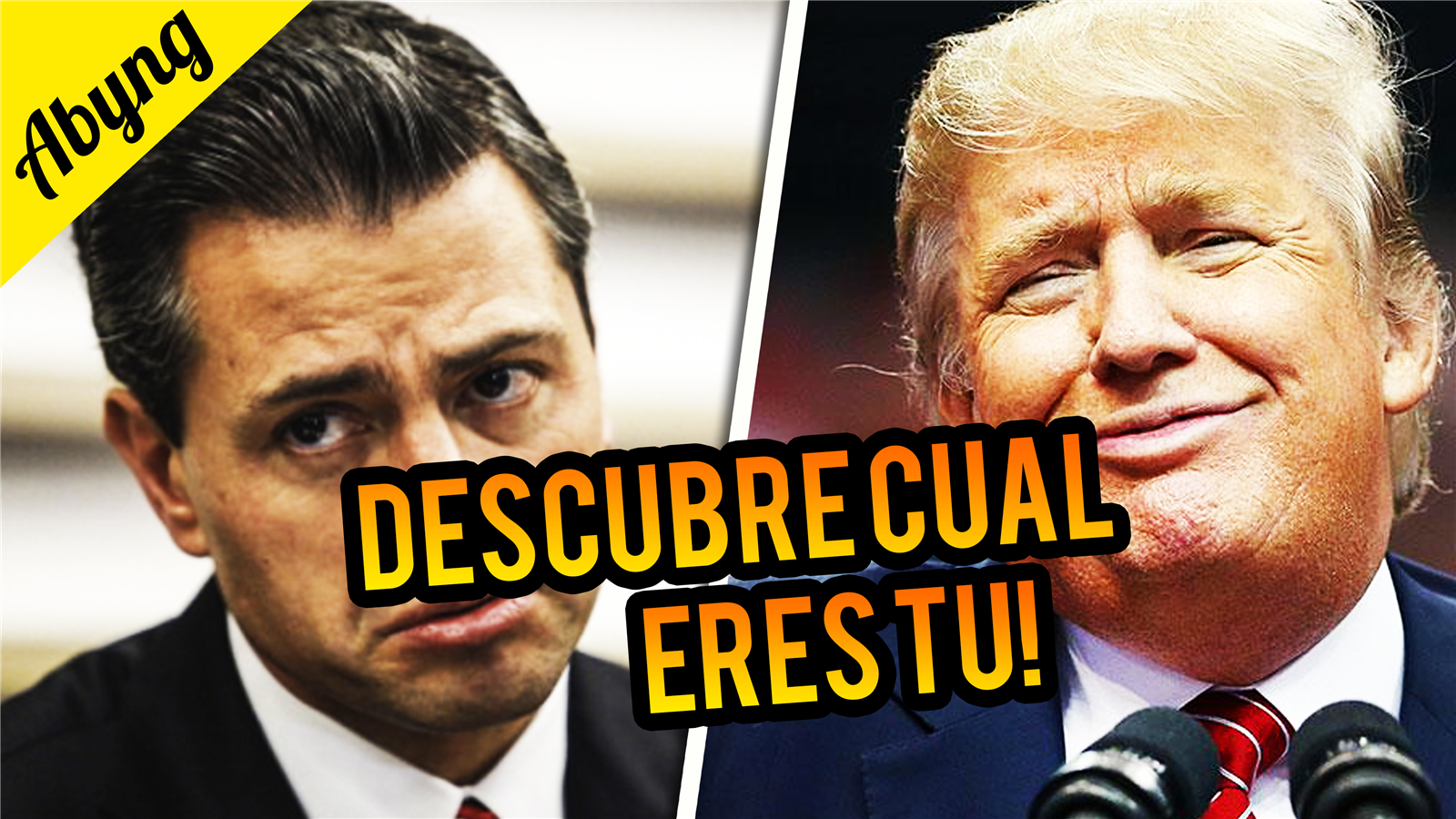 ¿Eres Donald Trump O Peña Niert?