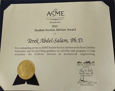 Asme Outstanding Professor Award