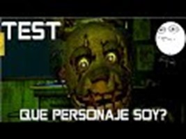 Que Personaje Eres De Fnaf 3