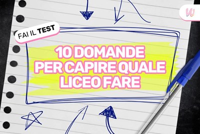 Quale scuola superiore dovresti fare?