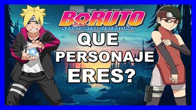 Que personaje eres de Boruto