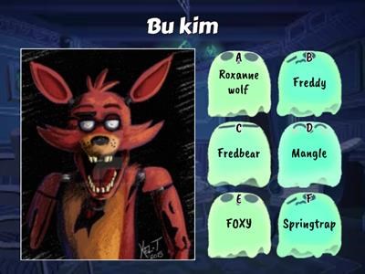 Fnaf'ı Ne Kadar İyi Biliyorsun