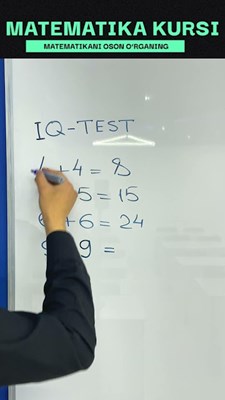 Sebarapa Pintar Anda Dalam Mengerjakan Matematika?
