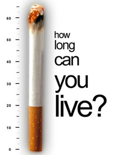 Smoking % Cigeratte