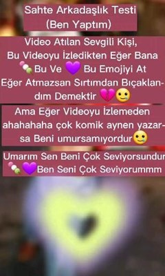 Arkadaşlık Testi