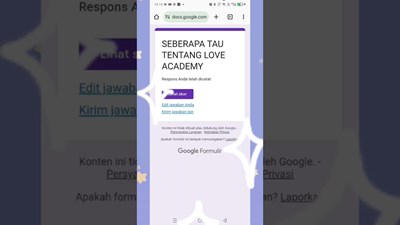 Seberapa tau kamu tentang love academy?? 