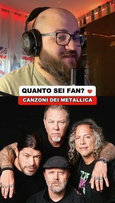 Quanto sei fan dei  metallica 