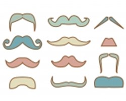 What Color Mustache Suits You!
