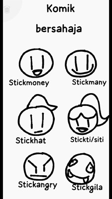 Stickmoney ( Komik Bersahaja ) 