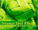 Met Idul Fitri Maap Lair Batin :)