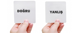 Test Doğru Yanlış Testi
