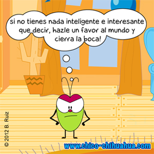 Si no tienes nada interesante que decir....