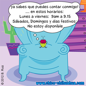 Cuentas conmigo en estos horarios....