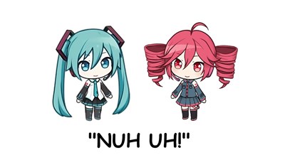 Mirip siapa kamu di lagu miku sama teto