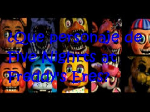 Que Personaje De Fnaf 3 Eres