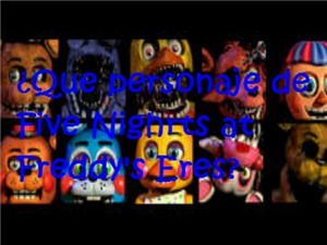 Que Personaje De Fnaf 3 Eres