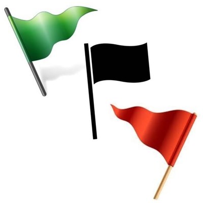 Red flg? black flg? green flg? 