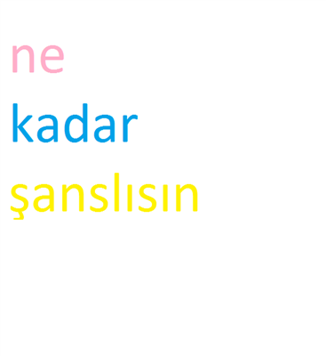 Ne Kadar Şanslısın